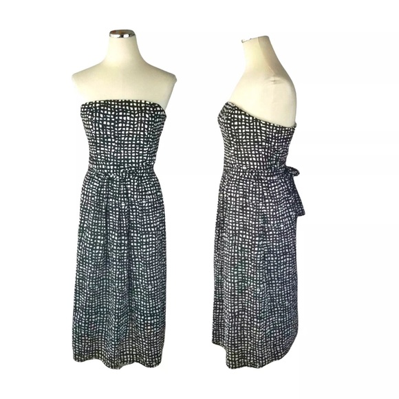 4.Collective Barcelona Dress, Black Checkered,Sleeveless Midi Dress Size 10 NWT - Picture 4 of 10